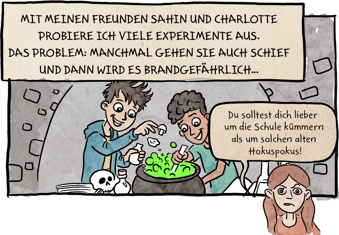 Mit meinen Freunden Sahin und Charlotte
